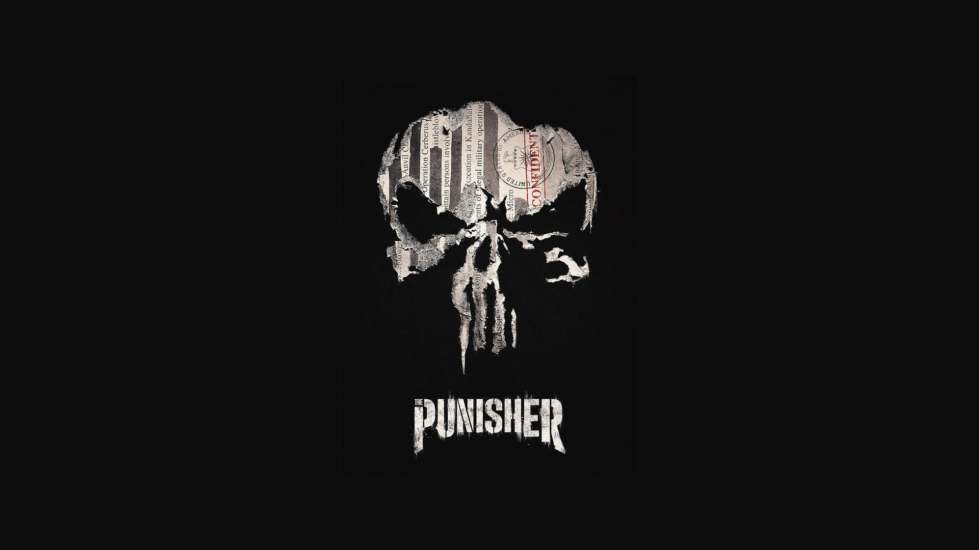The Punisher Logo – A Symbol of Justice Wallpaper