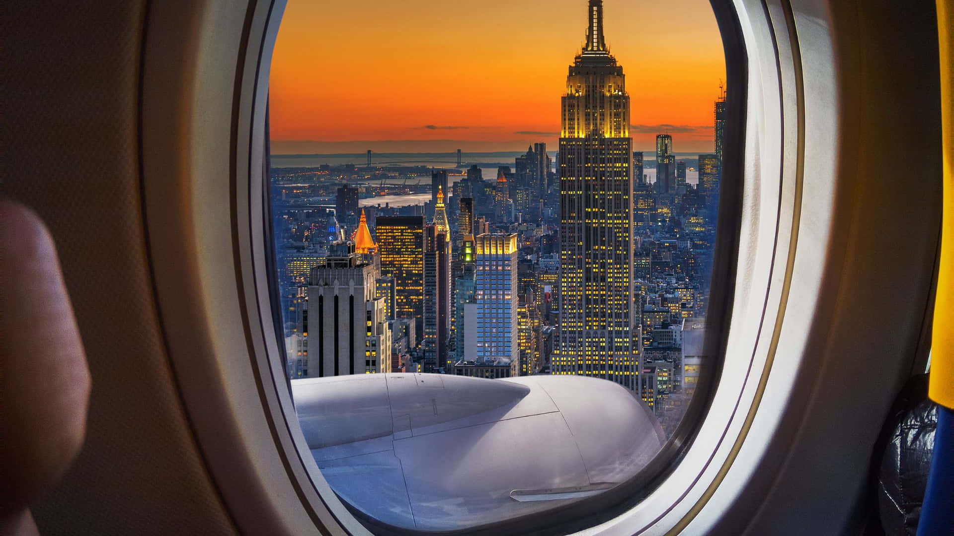 Empire State Building Travel Background