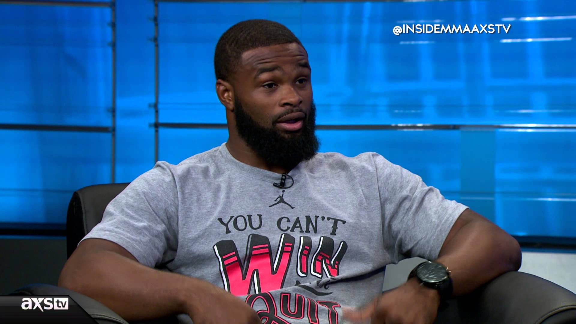 Tyron Woodley On An Interview Wallpaper