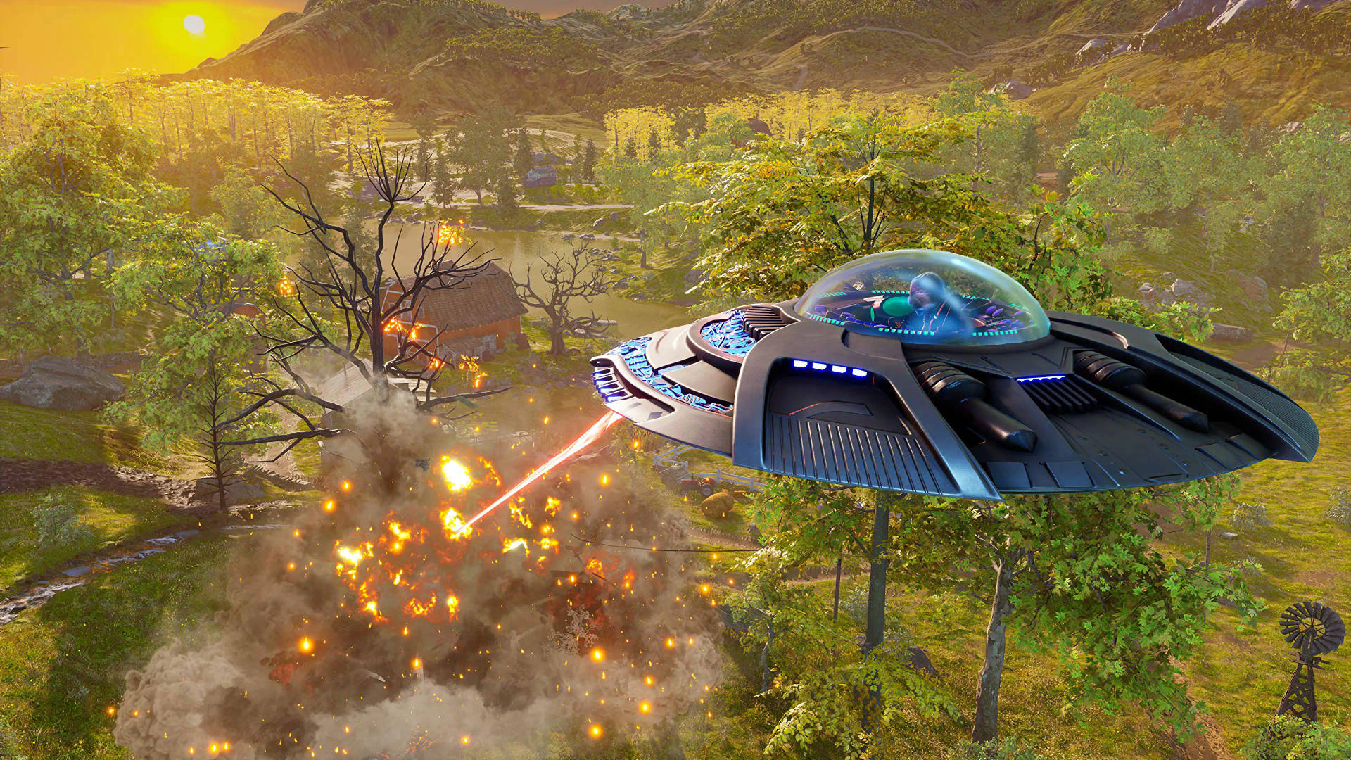 Ufo From Destroy All Humans Wallpaper