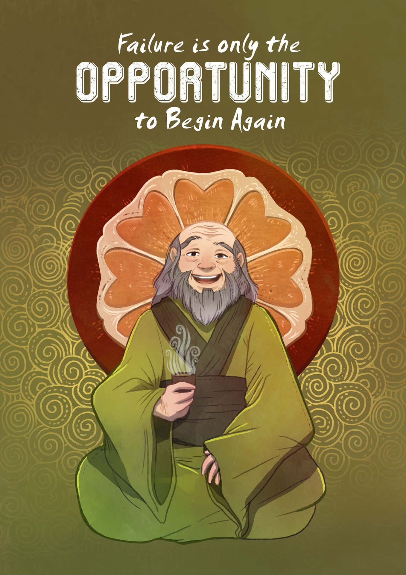 “Find Balance.” — Uncle Iroh Wallpaper