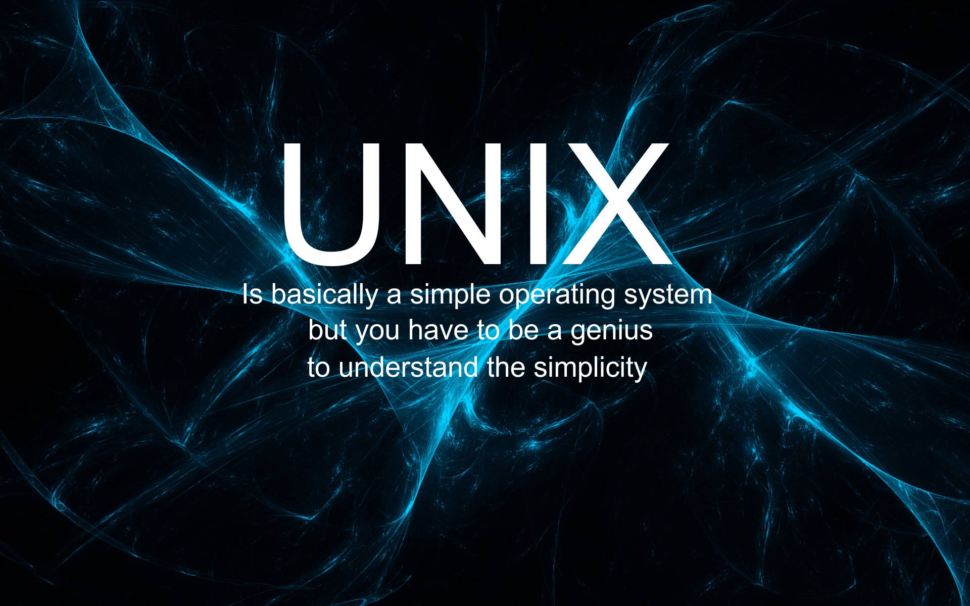 Unix Computer System Abstract Art Wallpaper