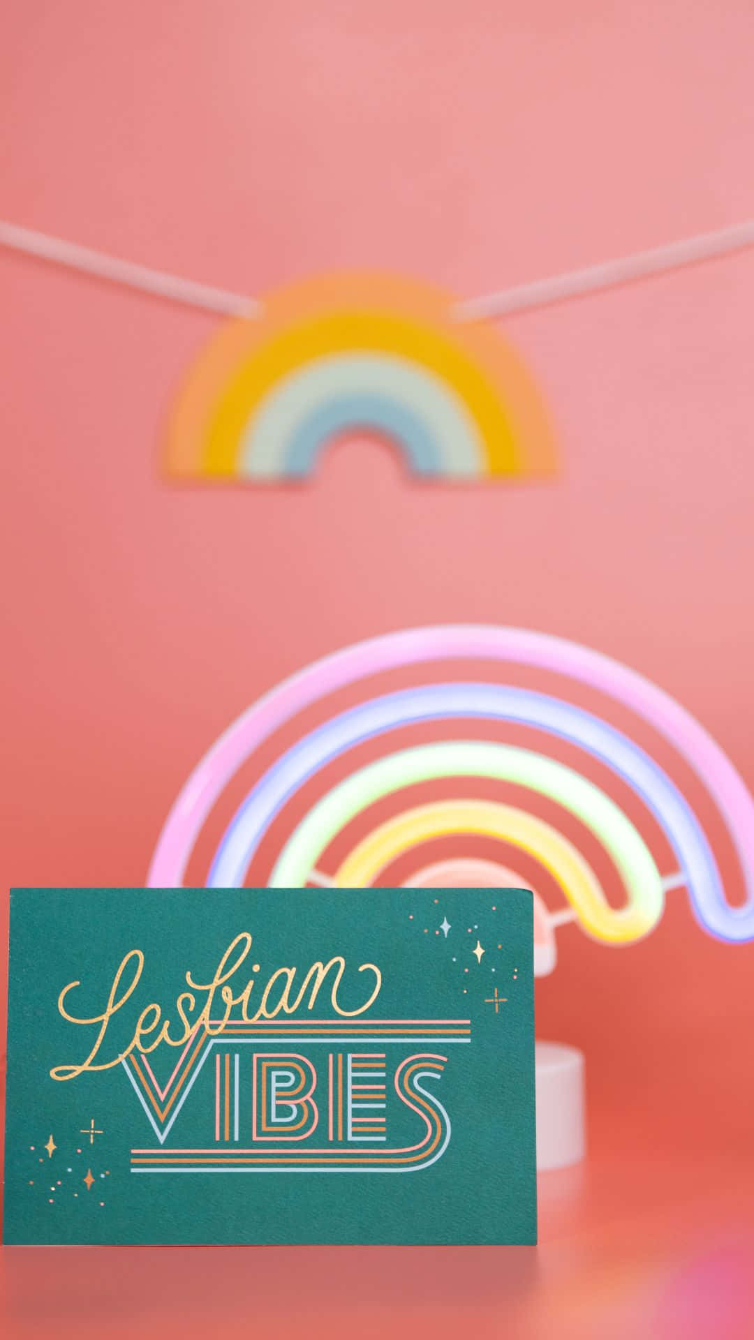 Lesbian Vibes iPhone Wallpaper