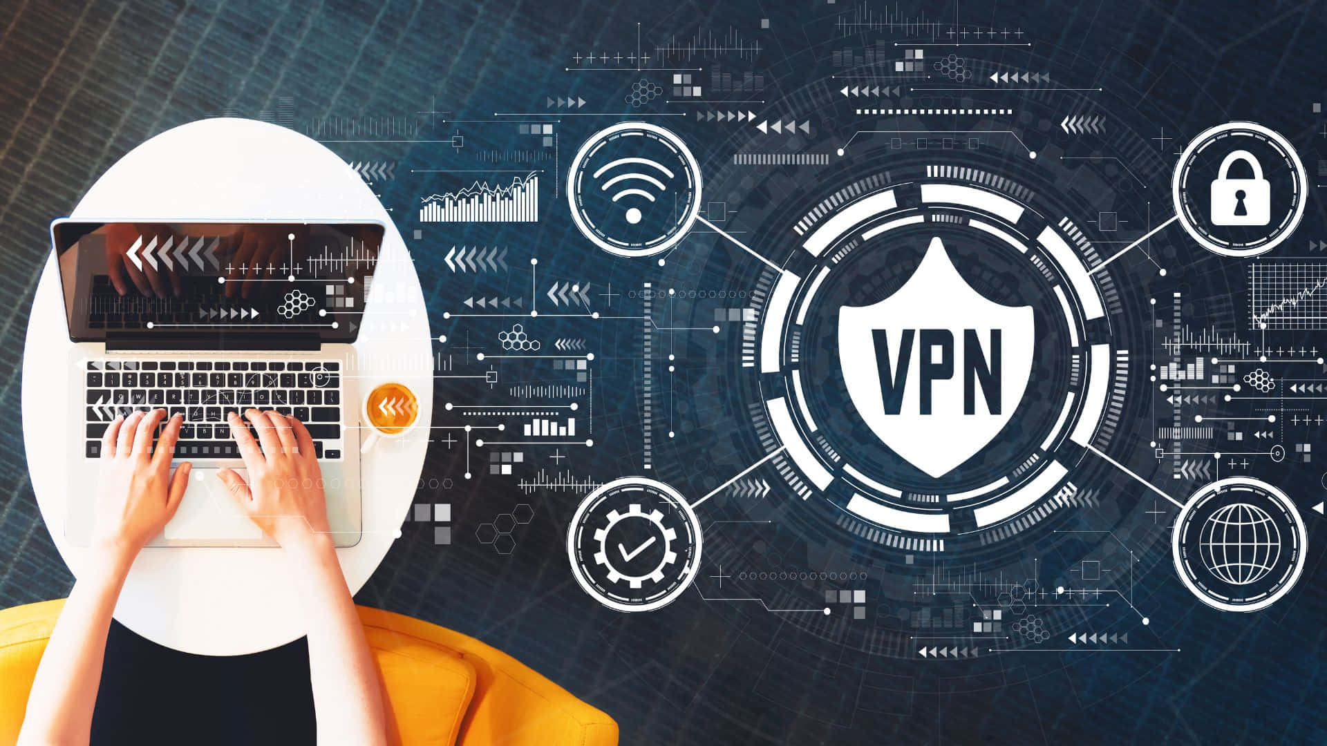 Secured Online Connection- VPN Services Wallpaper