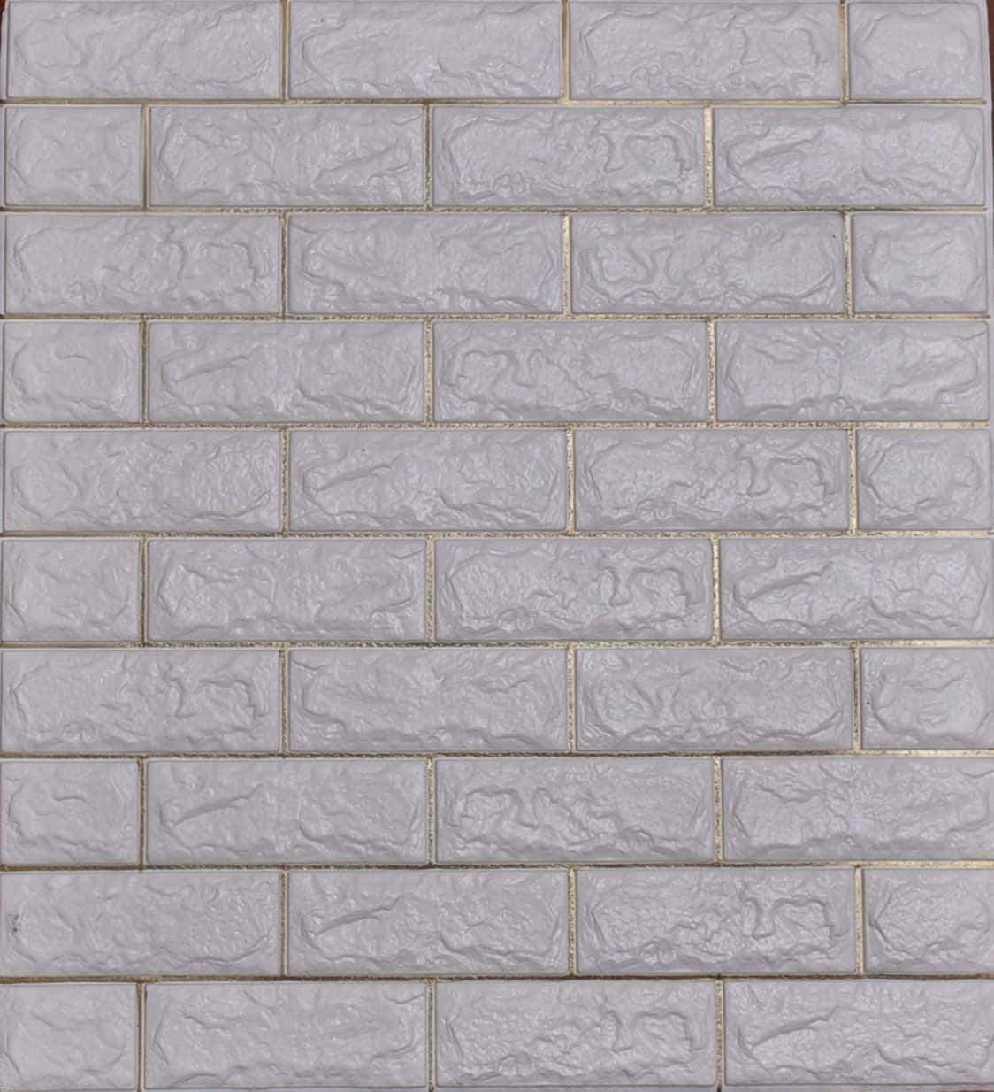 Wall Background Glossy Grey Brick Wall