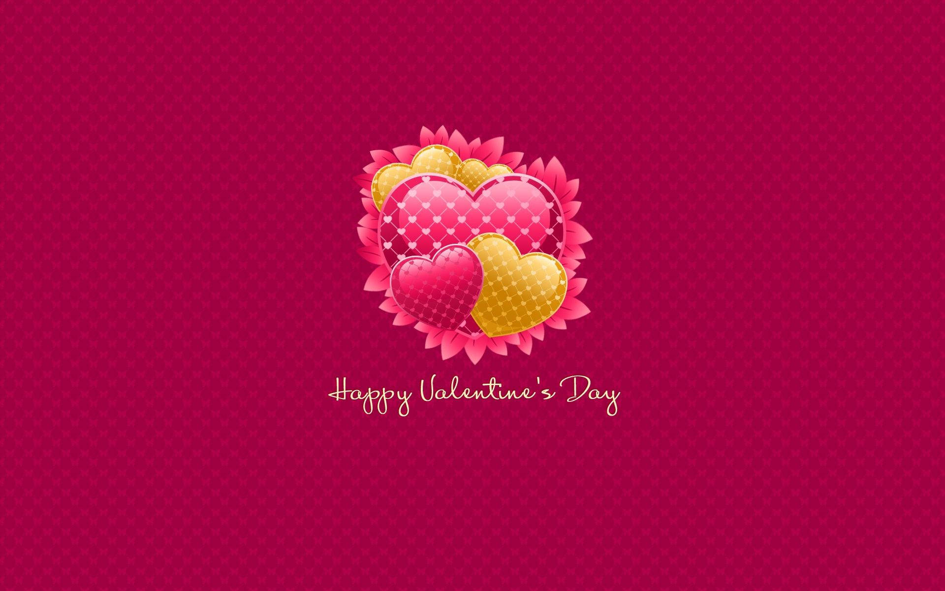 "Celebrate love this Valentine's Day with a sweet message of love" Wallpaper