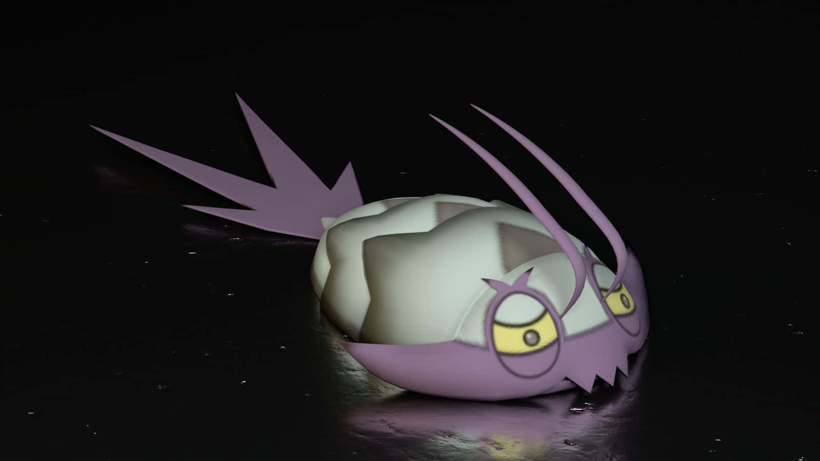 A 3D Rendering of Wimpod, the Turn Tail Pokemon Wallpaper