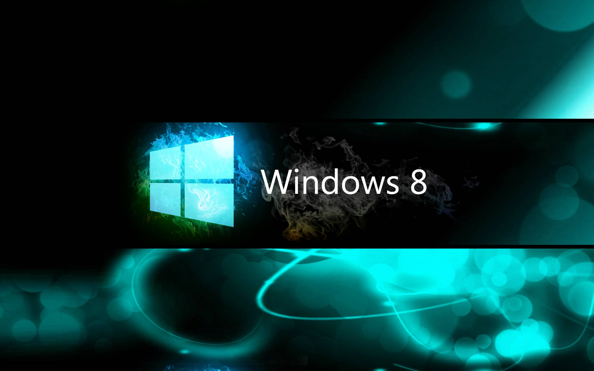 Windows 8 Abstract Teal Graphic Wallpaper