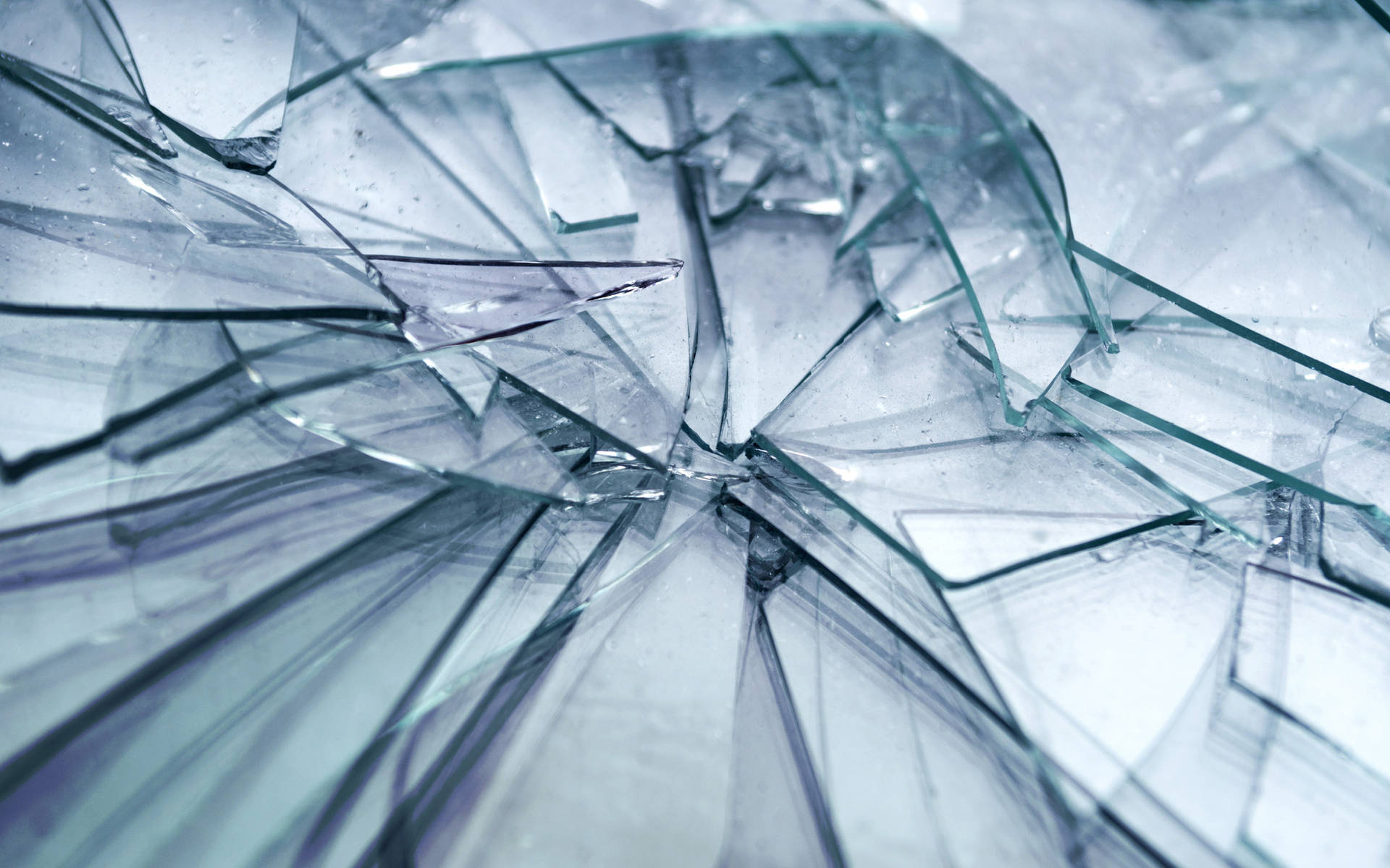 A Fascinating Depiction of Broken Glass Wallpaper