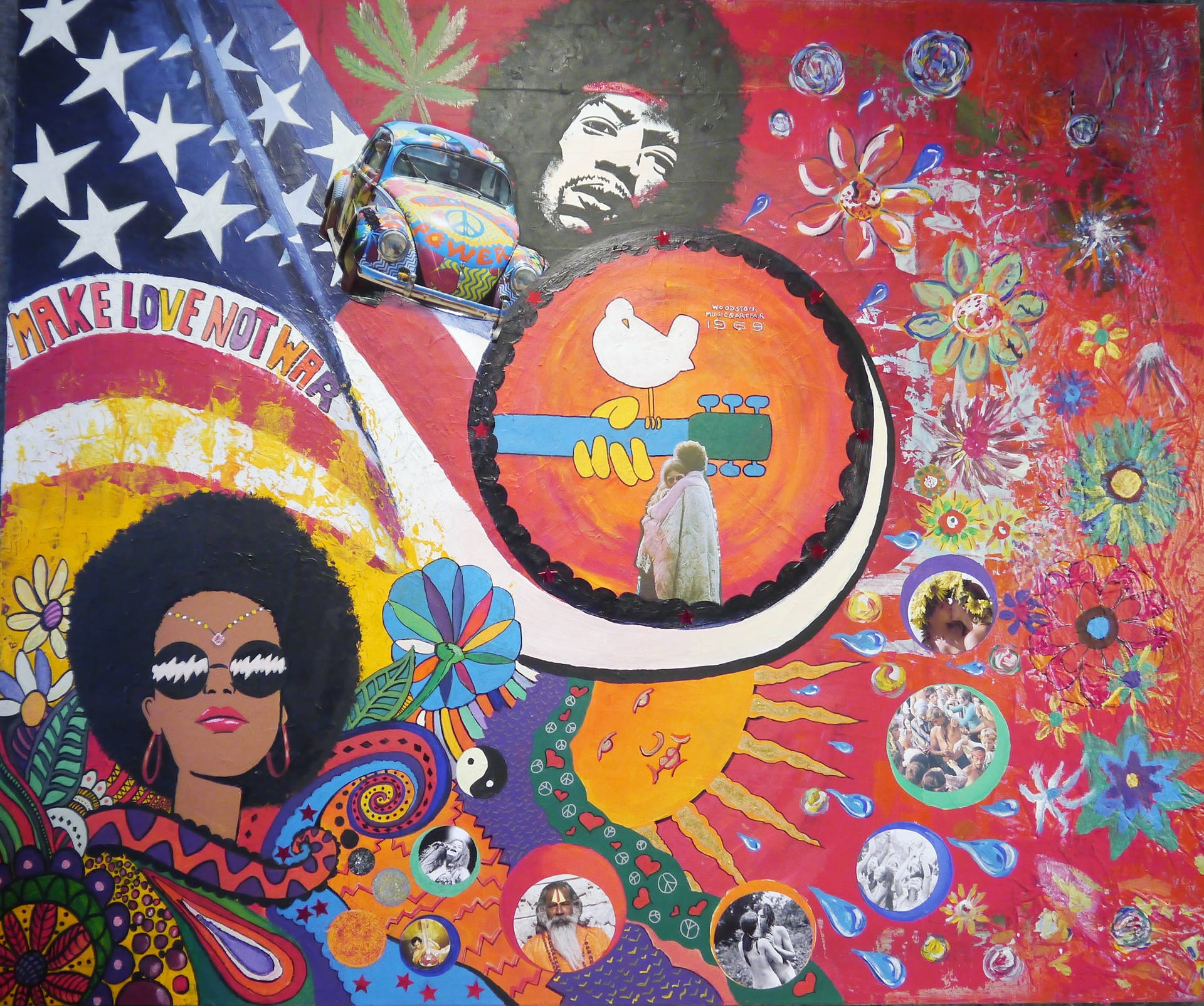 Woodstock Art Painting Wallpaper
