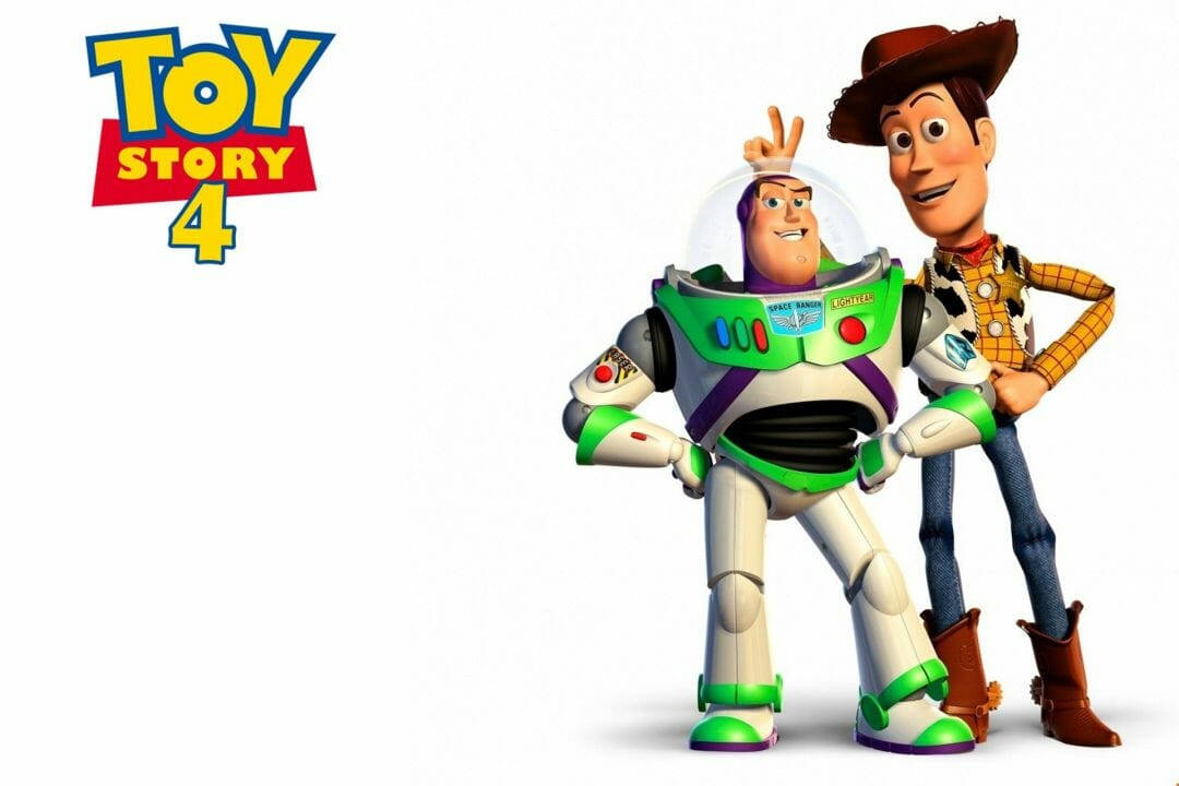 Woody And Lightyear Promoting Movie Wallpaper