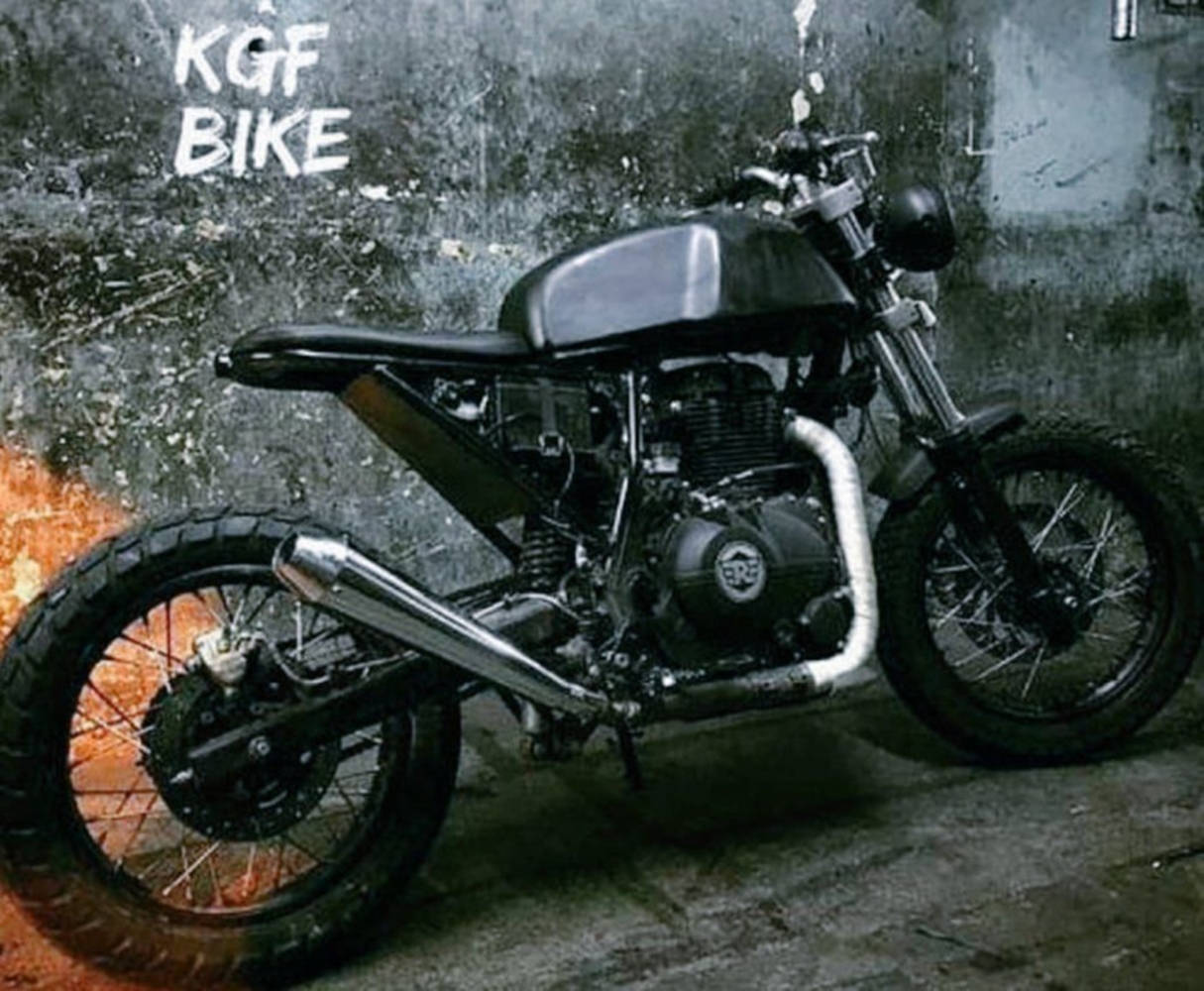 Yash Boss KGF Bike Wallpaper
