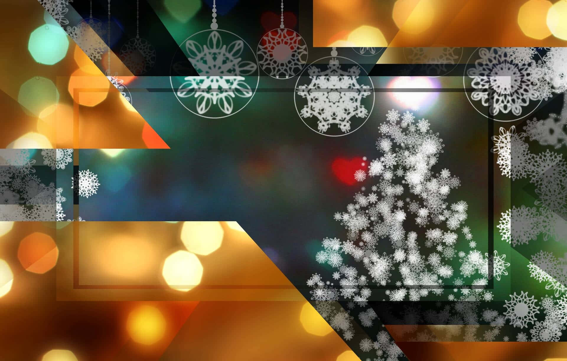 Festive Holiday Background for Zoom Meeting